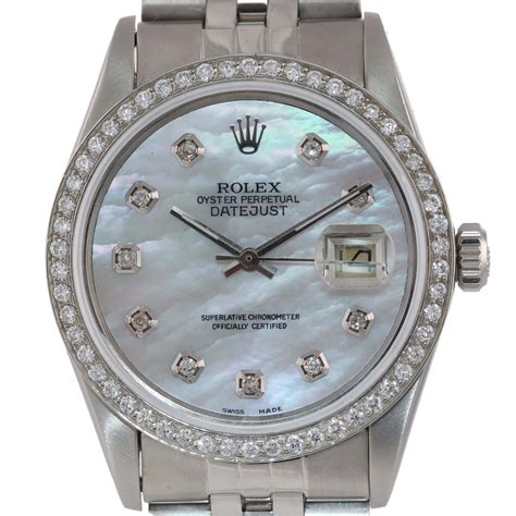 1999 rolex datejust 36mm|Rolex 36mm Datejust diamond bezel.